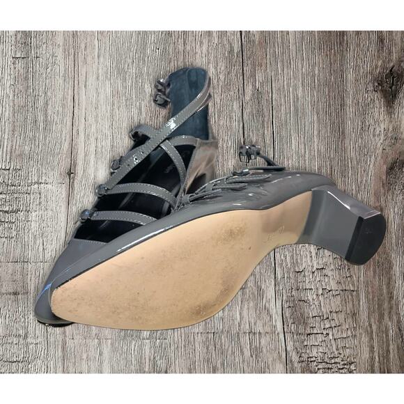 Calvin Klein women’s Madlenka slate patent leather heels. Size 7. - Picture 5 of 7